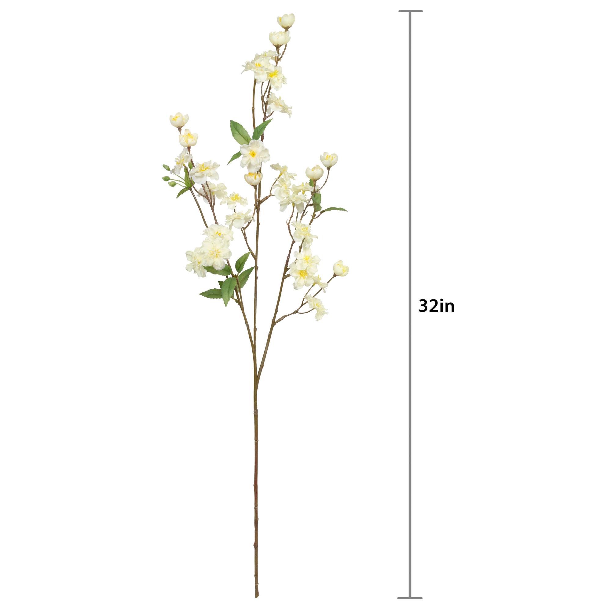 32" Cream Cherry Blossom Stem by Ashland®